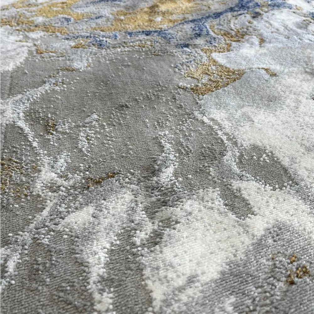 Marble Swirl Abstract Rug
